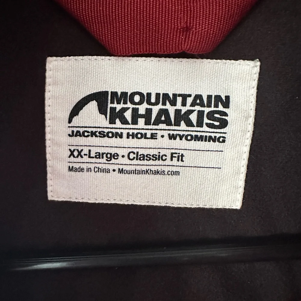 Mountain Khakis Men’s old faithful vest classic fit red size‎ XXL